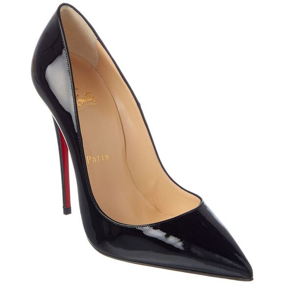 Christian Louboutin So Kate 120 Patent Pump, Black - Picture 1 of 5